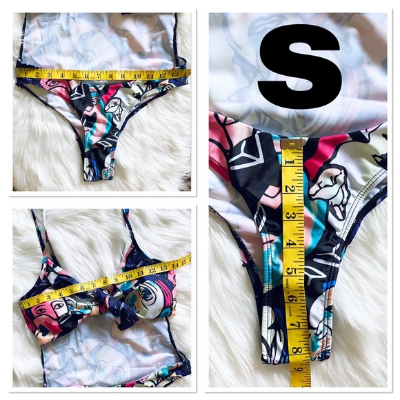 Beach Picasso - Abstract Print Monokini - Picture 3 of 5